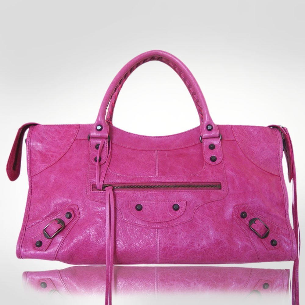 Balenciaga Pink Vintage Lambskin Handbag