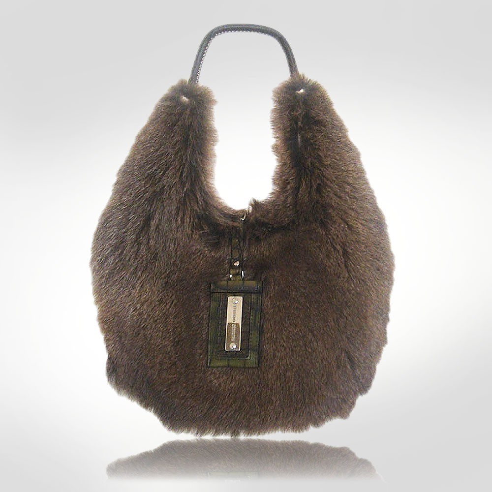 Brunello Cucinelli Light Brown Fur Handbag