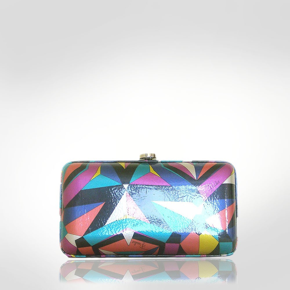 Emilio Pucci Abstract Box Clutch