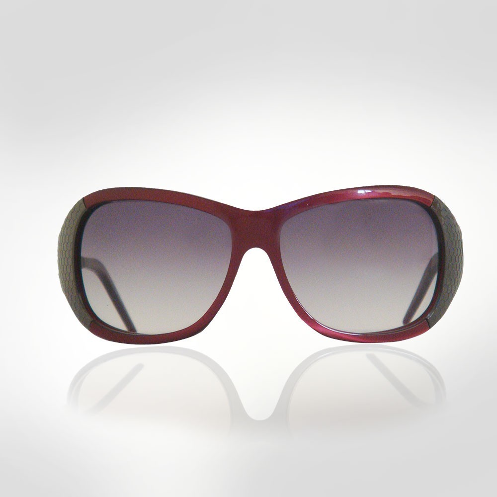 Roberto Cavalli Maroon Oversized Sunglasses